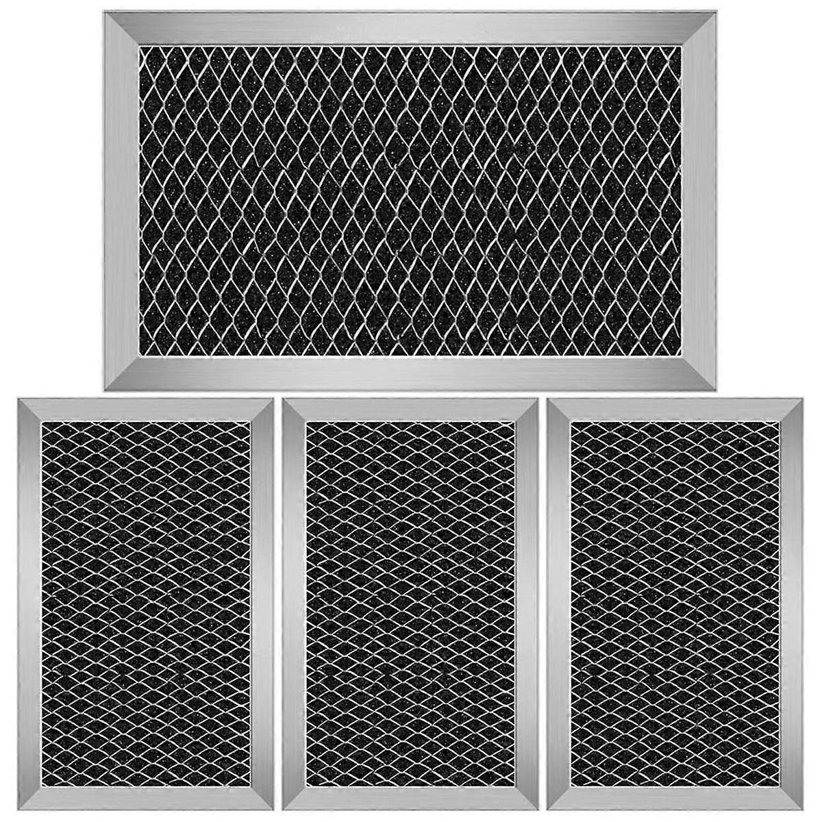 4PCS Microwave Charcoal Filter Replacement for JX81C WB02X10776 Microwave Filter for Kitchen Air Carbon Filter