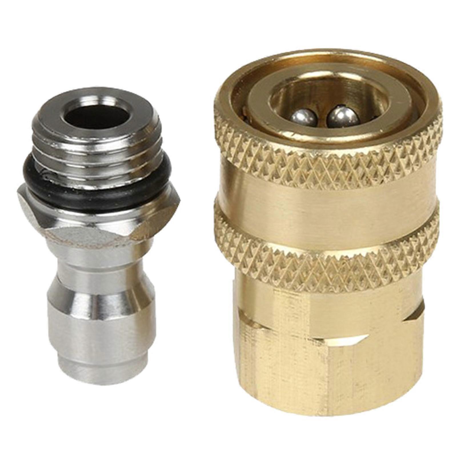 2 st. högtryckstvättadapter, högtryckstvätt, snabbkopplingskit, koppling
