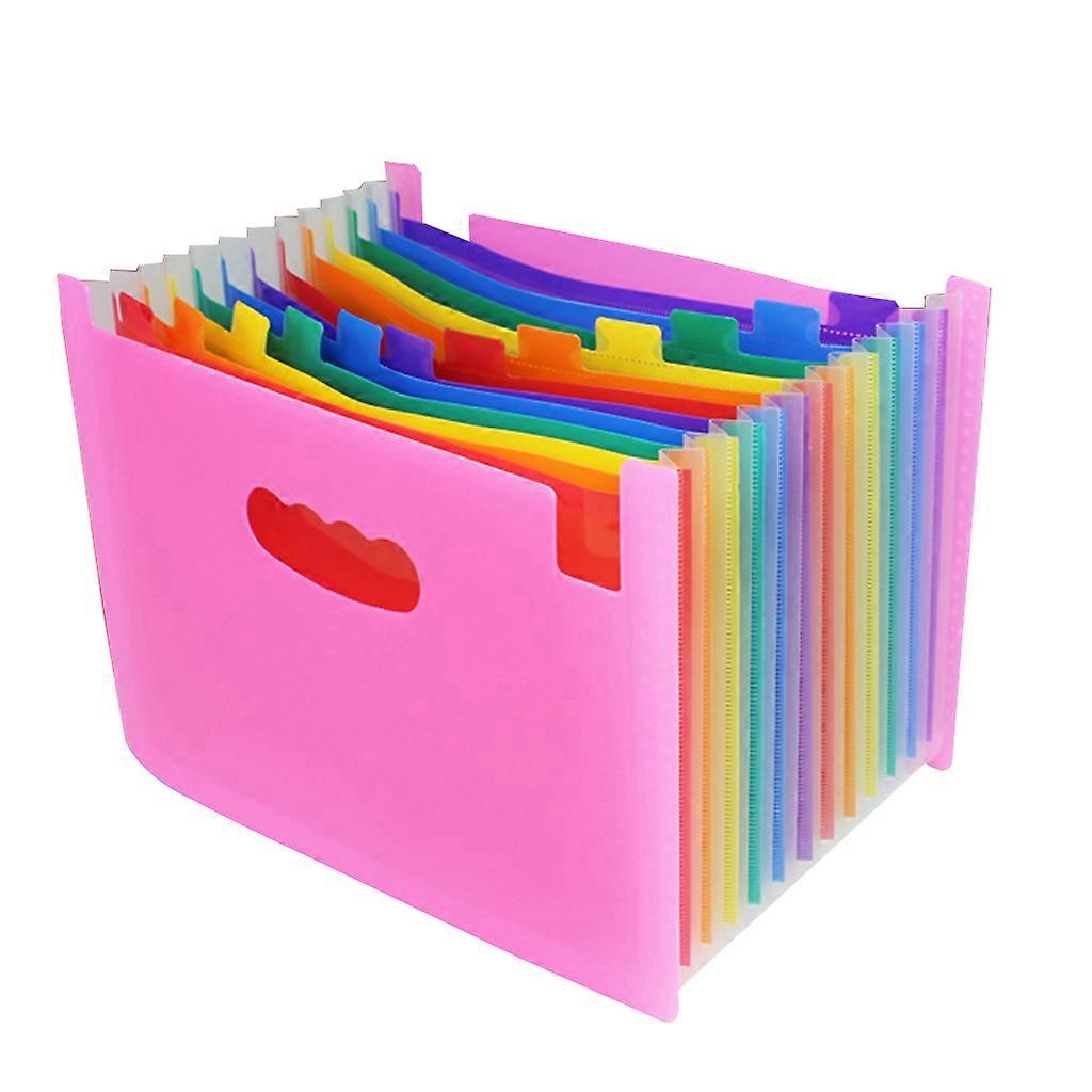 Desk Standing Expandable File Folder for All Letter Size Papers Wear-resistant