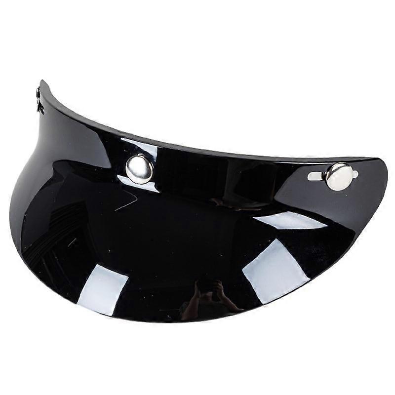 3-Snap Helmet Peak Lens Sun Shade Protector for 3/4 Open Face Helmet Visor