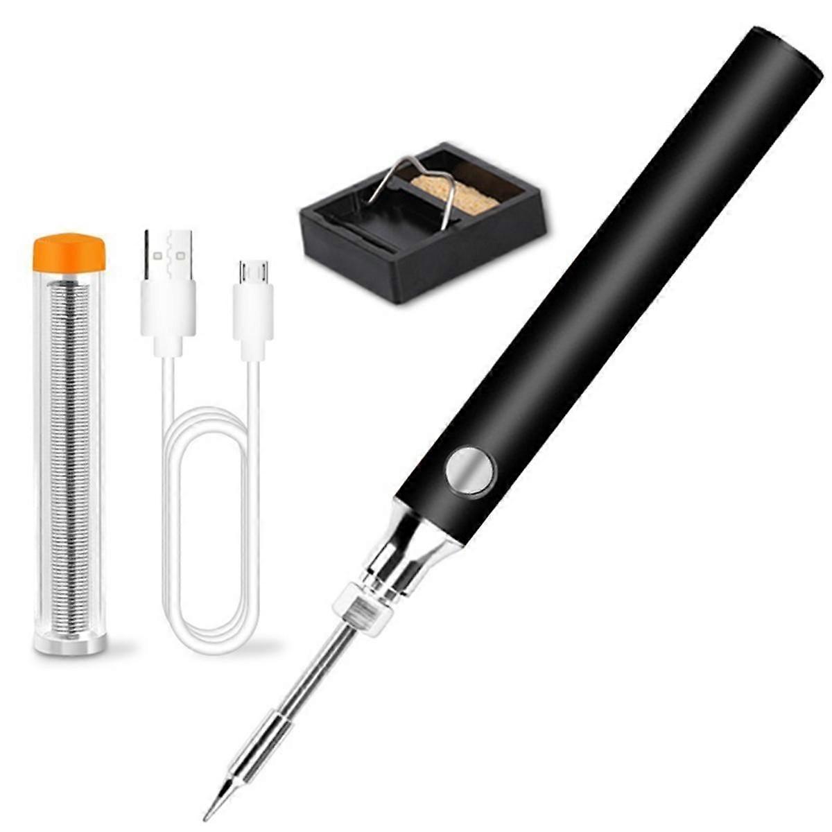 Kit de fer à souder sans fil à monter soi-même, rechargeable par USB, température réglable, pour la réparation d'appareils électroménagers