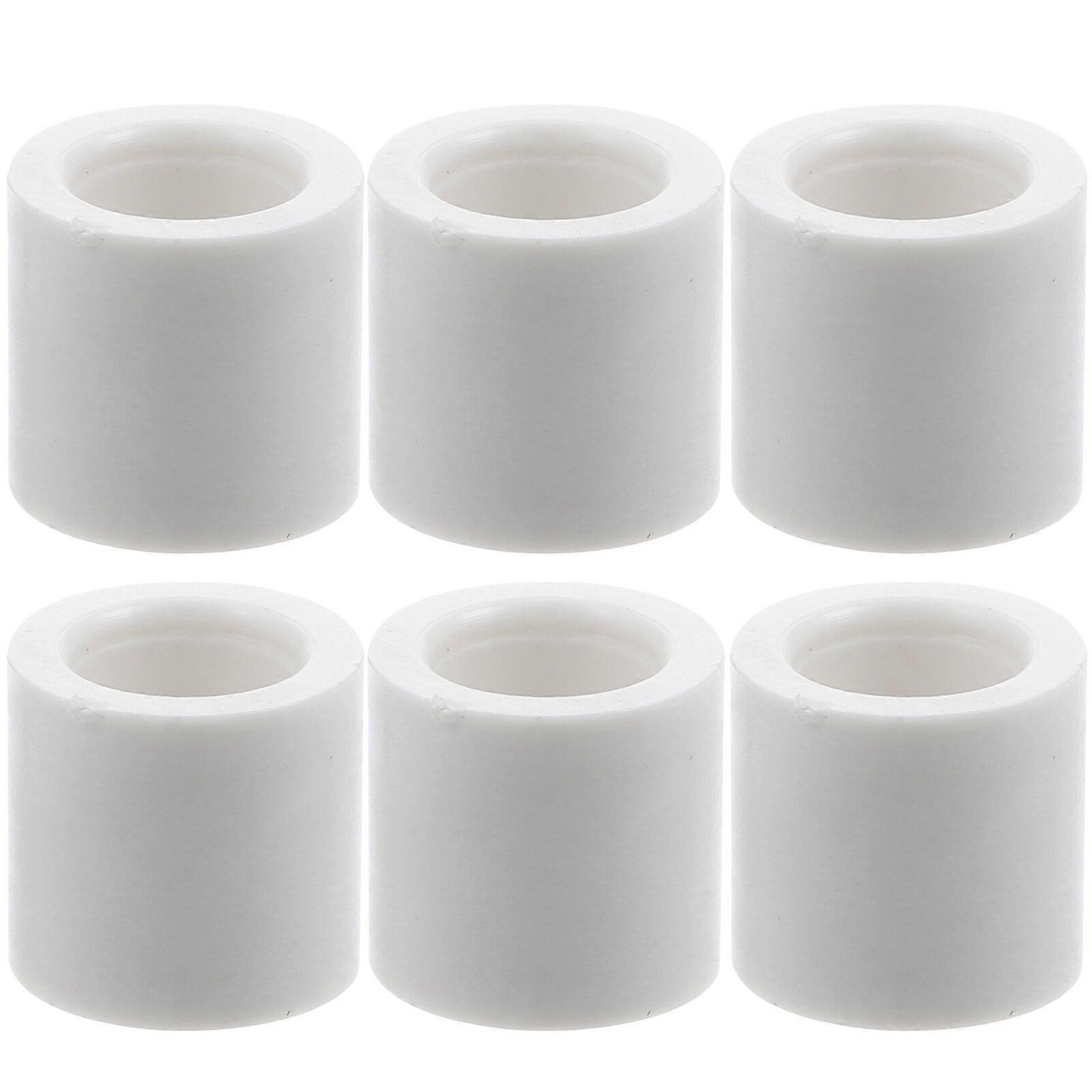 6 Stück professionelles Billard-Queue-Aderendhülsen-Kunststoff-Snooker-Queue-Billard-Accessoire