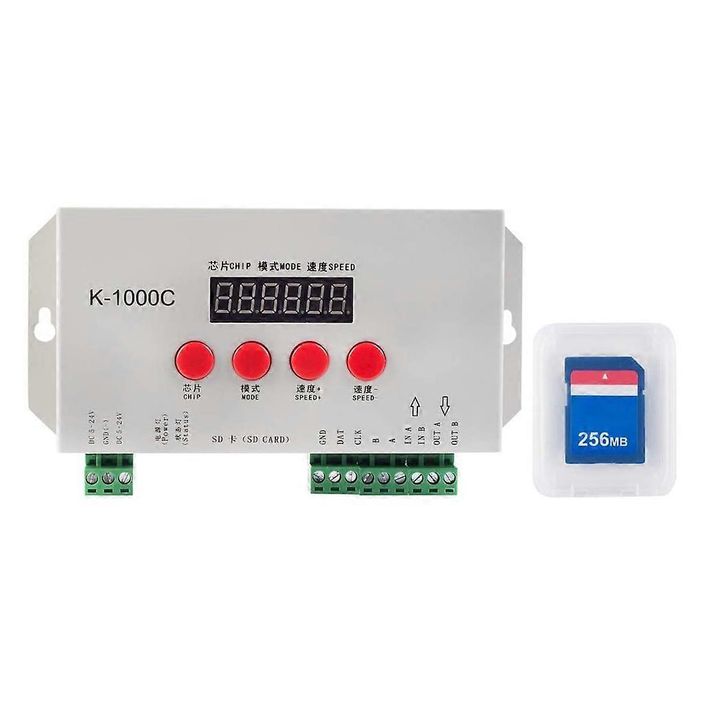 For K1000C Upgrade Card LED Pixel Controller Control with LCD Screen Strip