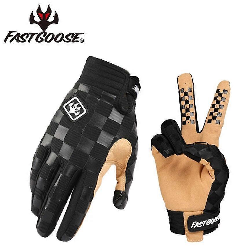 Nye åndbare motorcykelhandsker Fuld finger Udendørs cykler Racerbil Motocross Handsker Unisex MTB MX DH Handsker Cykling