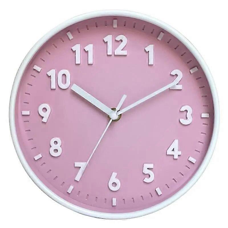 2023 Household Wall Clocks Pantone Color Card Color Changchun Flower Blue 8-Inch Silent Wall Clock Simple Home Living Room Clock