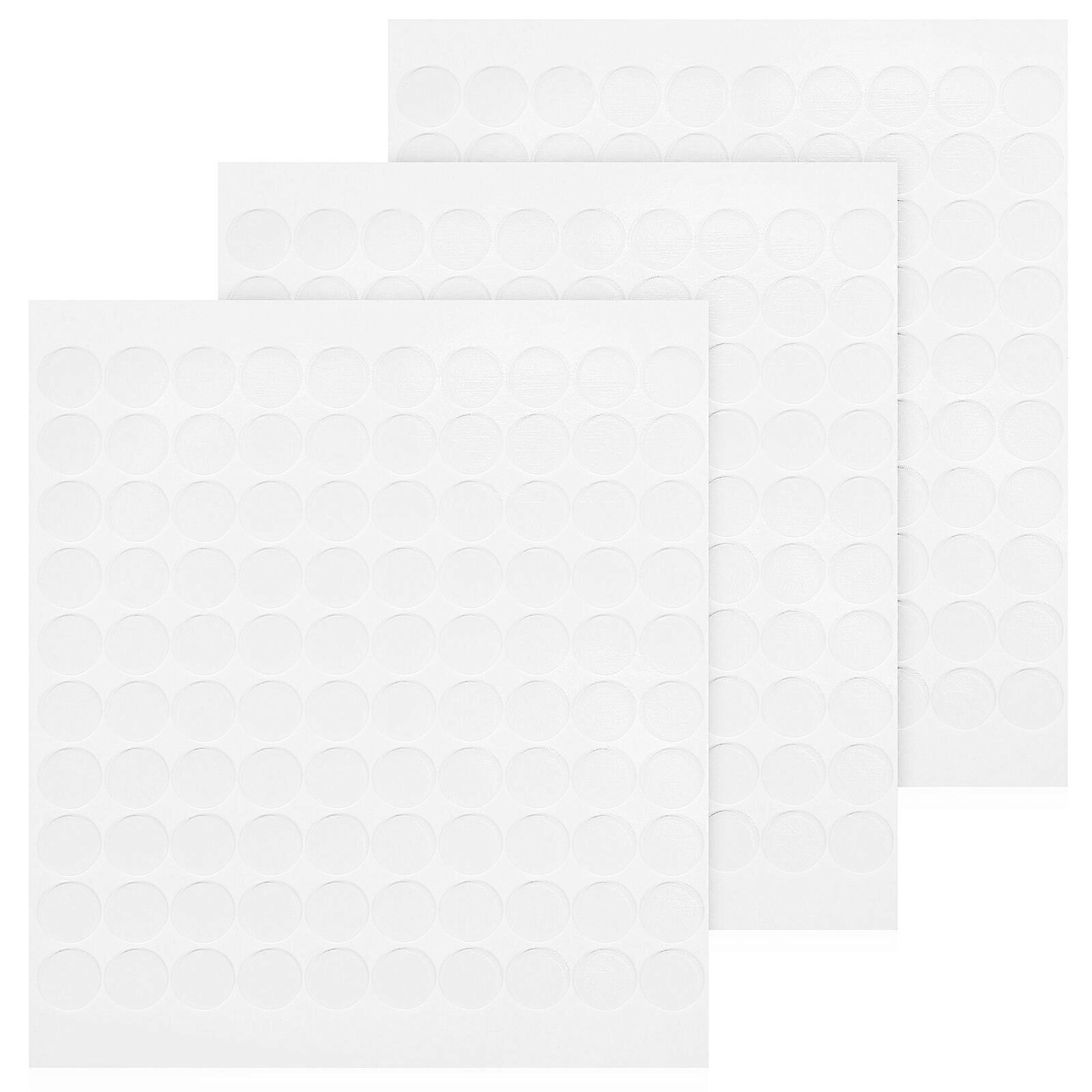 300Pcs Double-Sided Adhesive Dots Transparent Round No Marks Waterproof Dot Stickers for Decoration