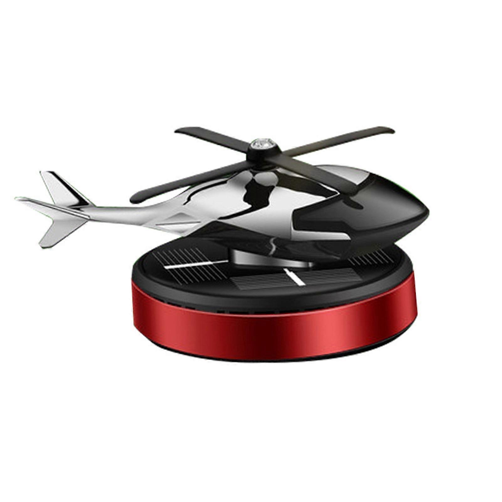 Aromatherapy Diffuser Cool Appearance Long Lasting Dashboard Decoration Solar Energy Helicopter Model Air Freshener for Automobile