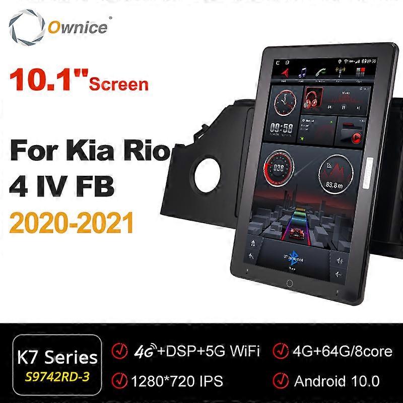 Tesla IPS Android 10.0 1080P Lettore DVD per auto Navigazione multimediale 2 din Radio Auto per Kia K2 Rio 2020 con DSP da 13,3 