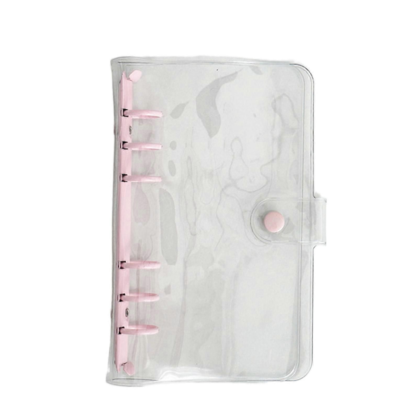 Waterproof Ledger Soft Cover Book A7/A6 Binder Clear A6 Budget Binder Soft Notebook Transparent Shell Office Supplies Jikaix
