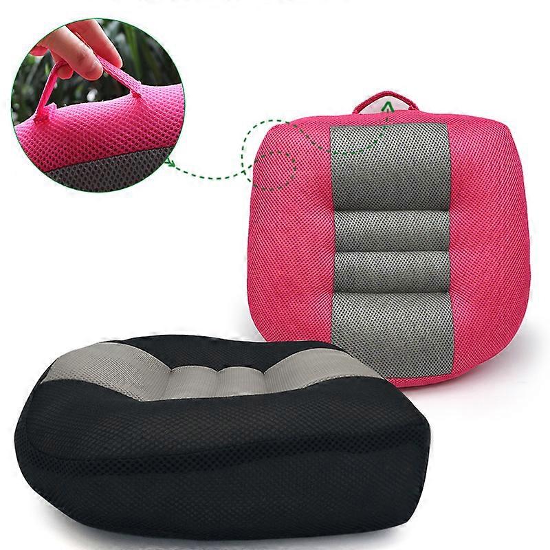 Very Comfortable Car Booster Seat Cushion With Handle Breathable Mesh Height Boost Mat Seat Pad Lift Seat For Car Perfect Quality