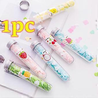 Disposable Mini Travel  Flower Soap Paper Washing Hand Bathroom Cleaning Portable Bottle Foaming Scented Sheets Random Colors