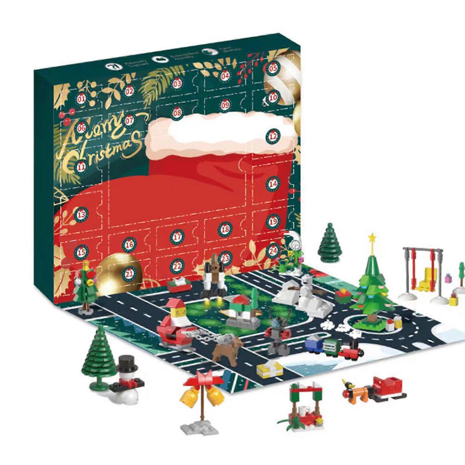 40% έκπτωση 2023 Καλύτερα παιδικά παιχνίδια Advent Calendar, 24 Days Animal Building Blocks Χριστουγεννιάτικο ημερολόγιο αντίστροφης μέτρησης, χριστουγεννιάτικα δώρα