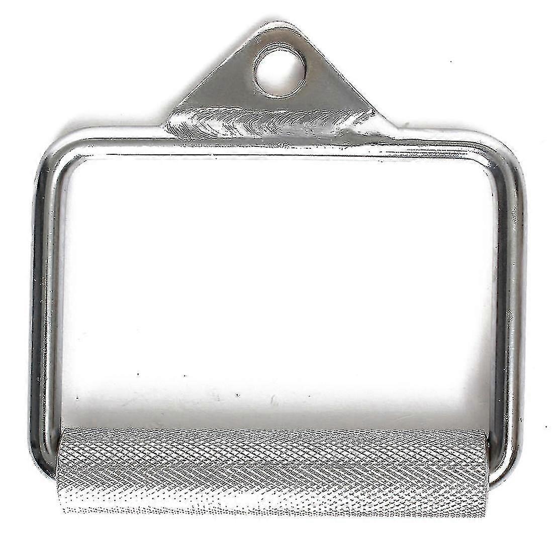 Gym Single Stirrup Cable Attachment Home Gym Workout Handle Silver