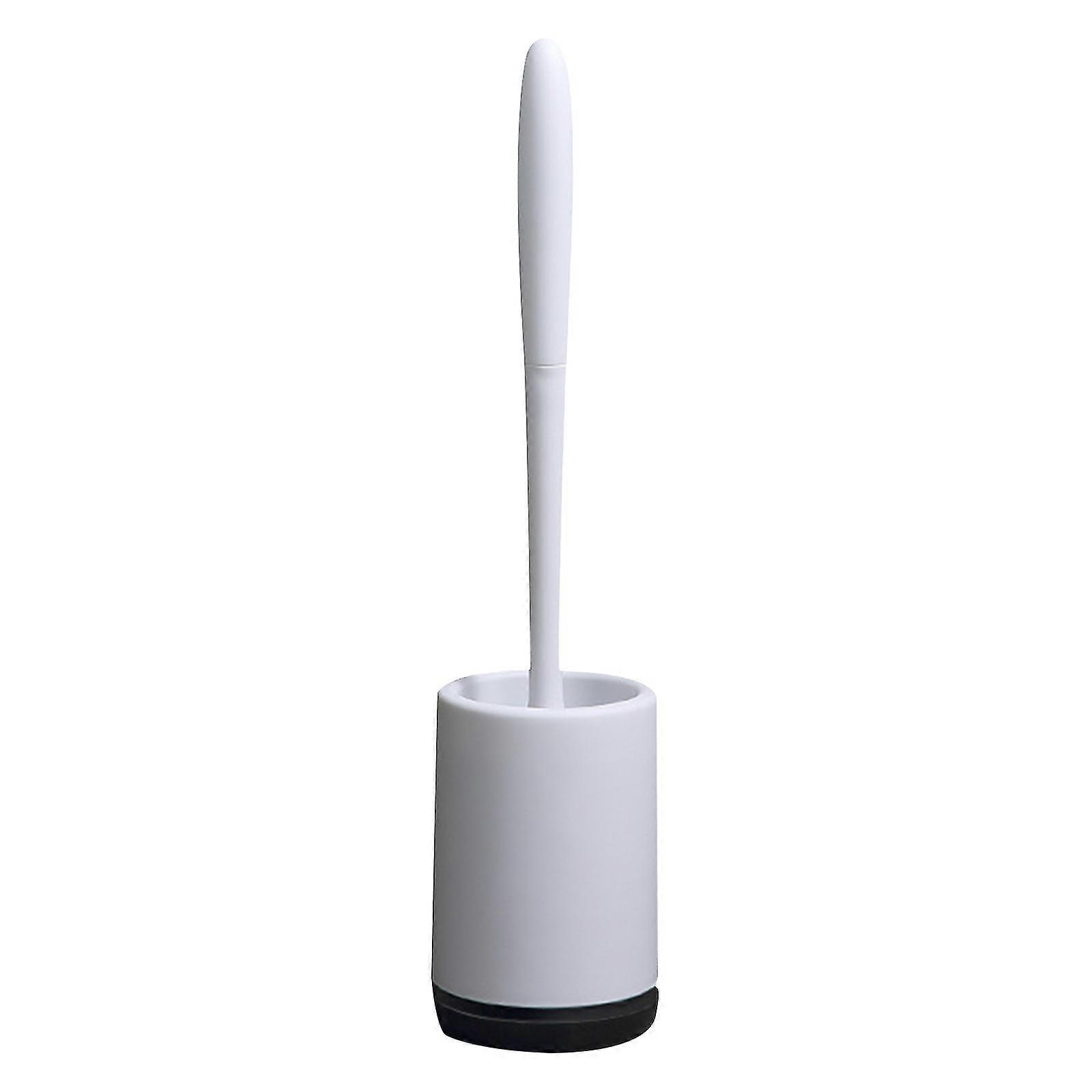 Silicone toilet brush with storage box
