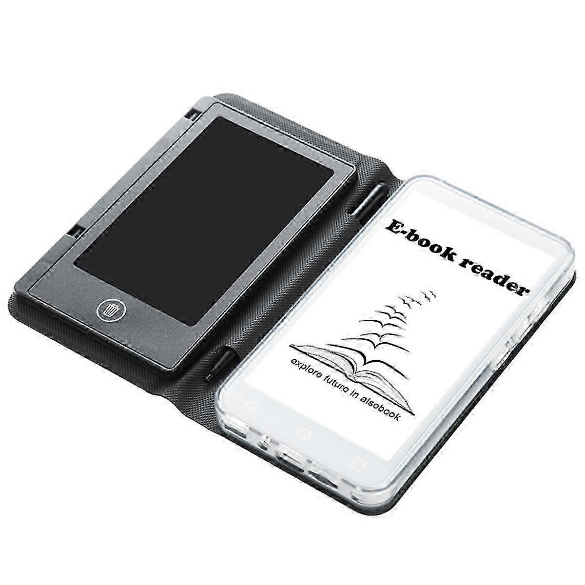 5inch E-Book Reader E-Ink Touch Screen 2+16GB Portable Audio Video PDF Reader with Writing Tablet and Protective Case