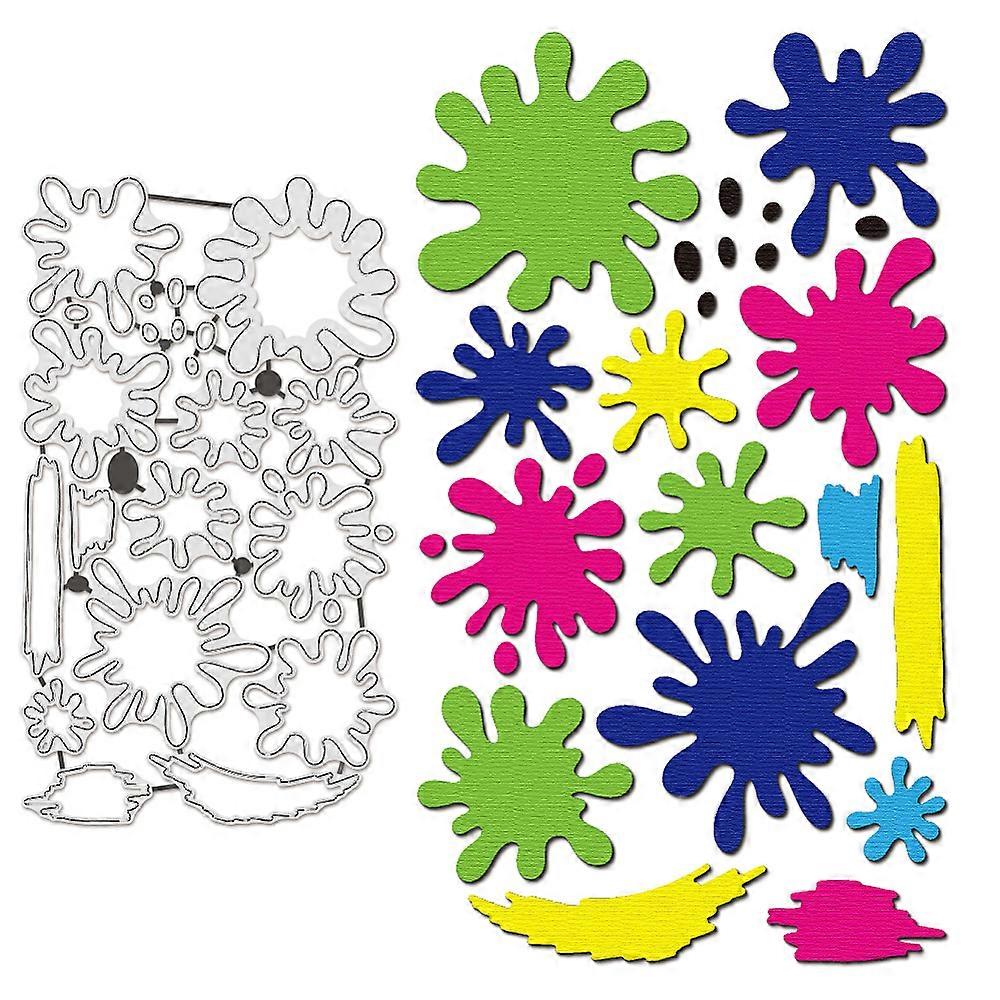 Carbon Steel Cutting Dies Stencils for DIY Scrapbooking Photo Album Decorative Embossing Paper Card Mixed Shapes 107x186x0.8mm