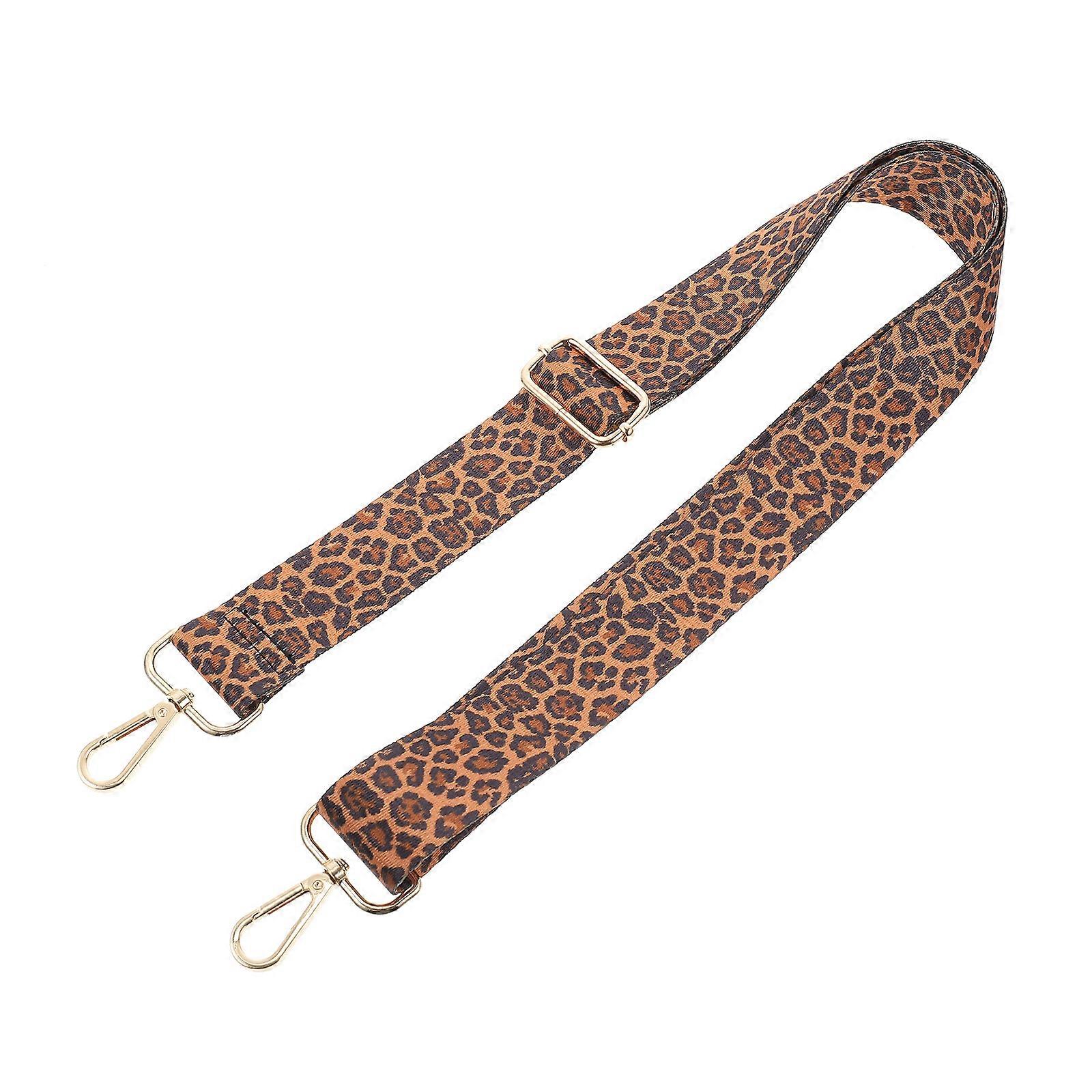 Leopard Prints Bag Strap Bag Shoulder Strap DIY Bag Replacement Strap with Hook