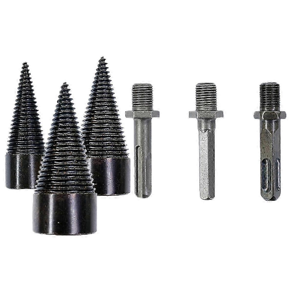 Easysplit Drill Bit,Easy Split Drill Bit, Heavy Duty Cone Drill Bit, Firewood Drill Bit Wood Splitt