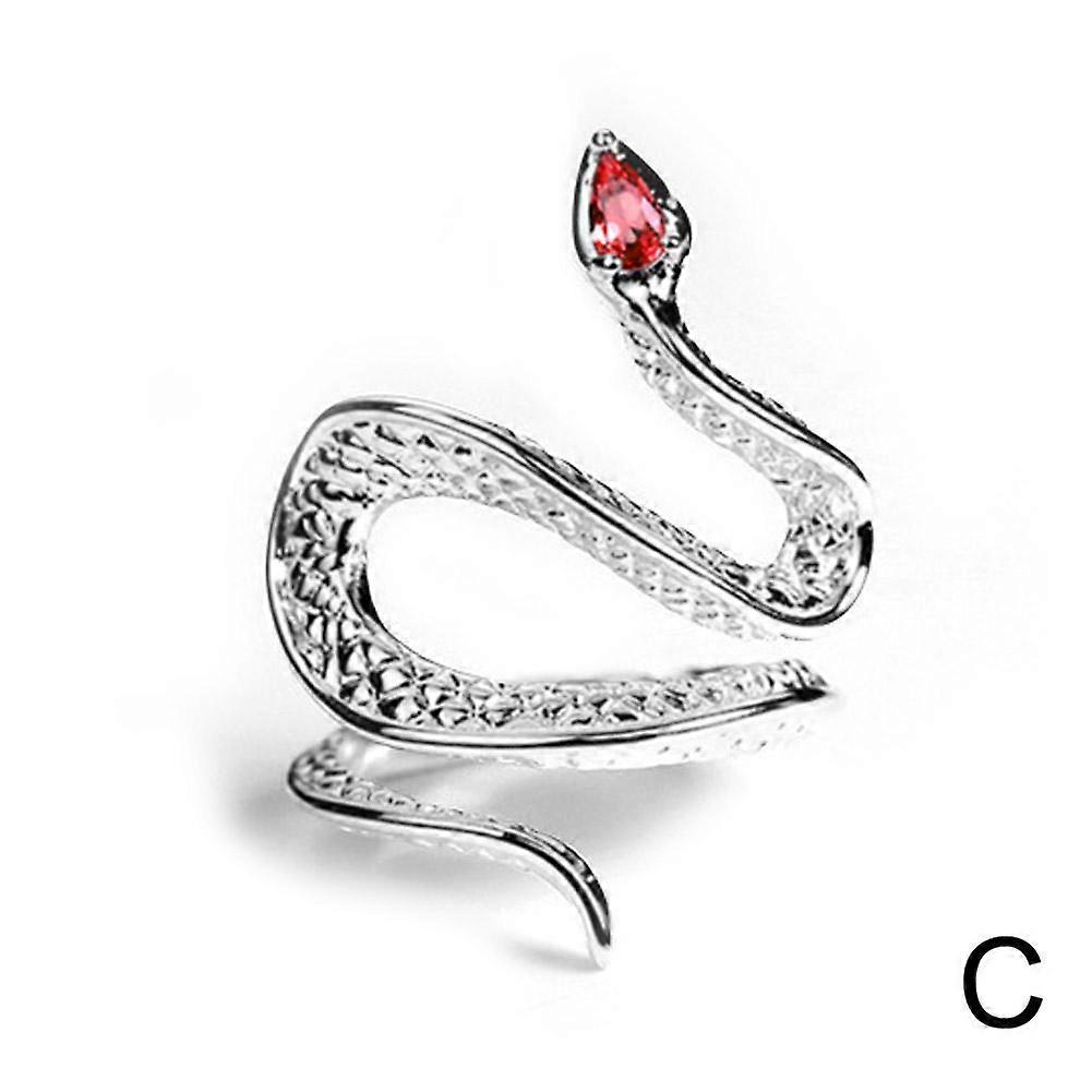 Snake Opening Ring Creative Premium Sense Ring Couples Exquisite Gift Ring