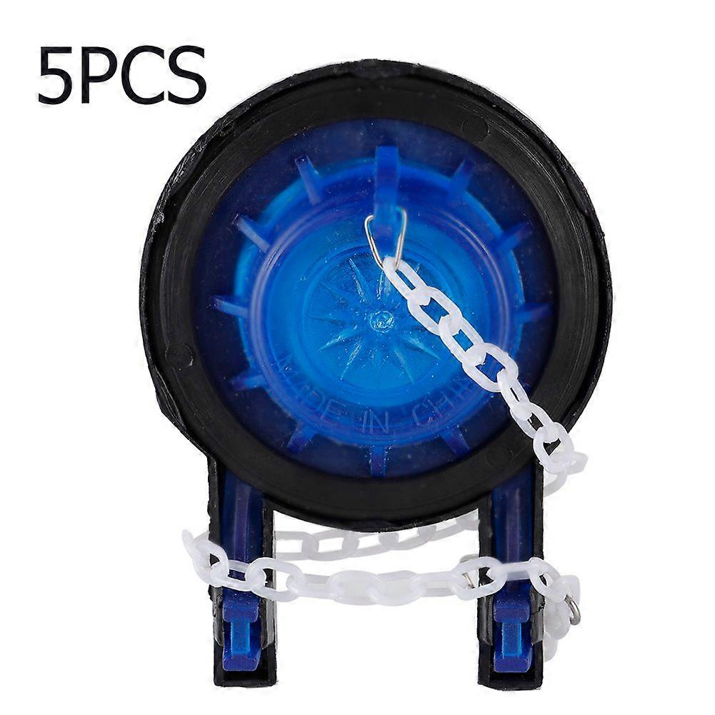 5Pcs Water Saving Long Life Replacement Rubber Toilet Flapper