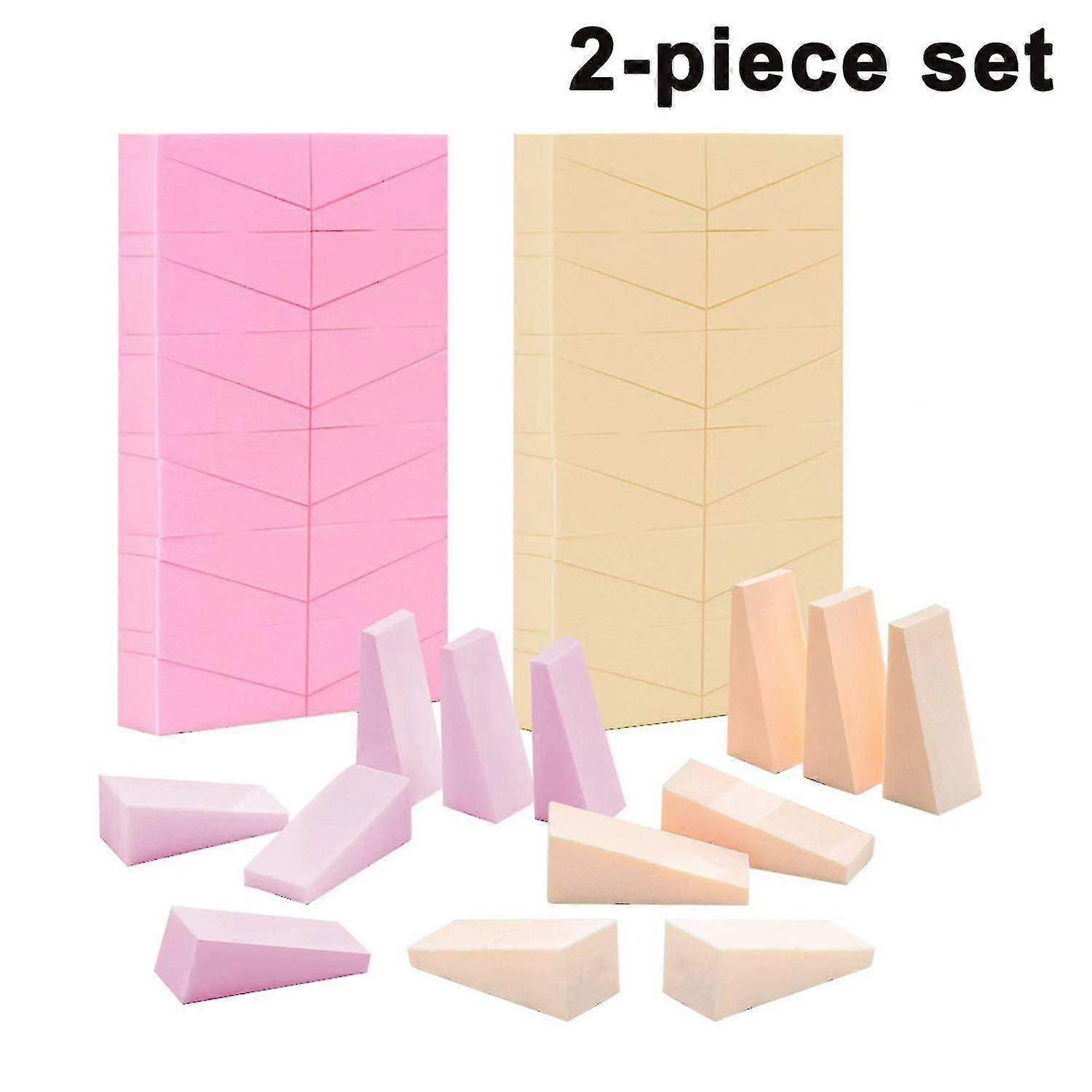 48-bit makeup svamp set, latexfri kosmetisk svamp, triangulära bea