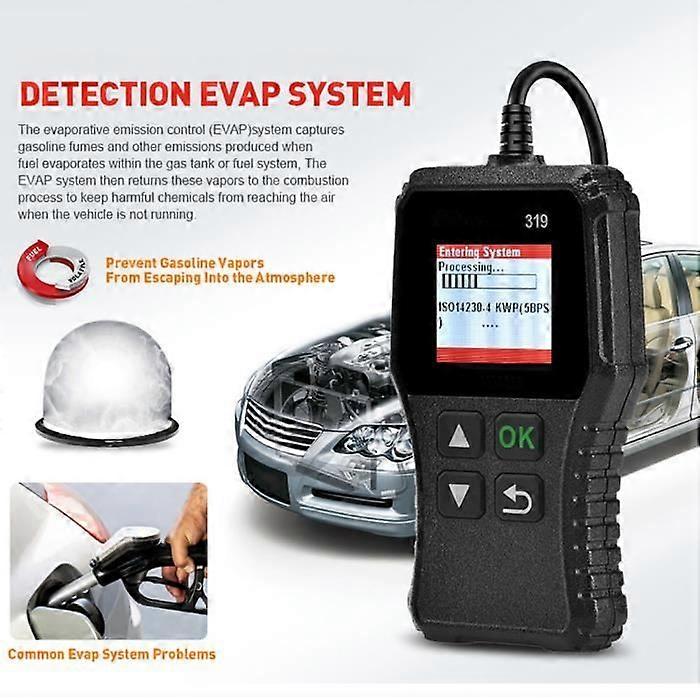CR319 OBD2 Scanner Universal Automotive Diagnostic Tool OBDII Car Code Reader Sensor Systems Scanner