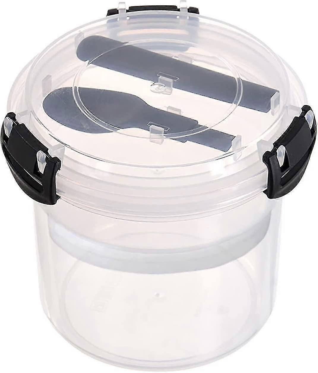 Jinyi Portable Reusable Parfait S With Lids Yogurt With Top Ce Or Oatmeal Container Leak Breakfast On The S For Meal Pre Proti