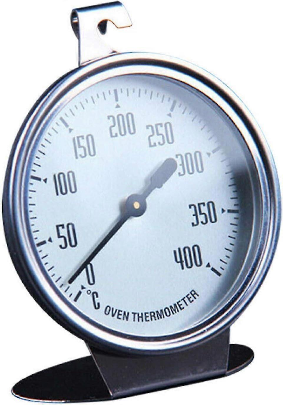 Large Dial Oven Thermometer With Black Indicator, Special Hanging Cooking Measuring Thermometer Or Oven Stand For Home Kitchen