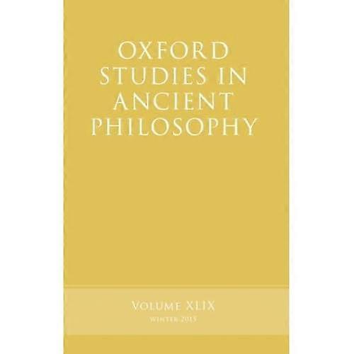 Oxford Studies in Ancient Philosophy, Volume 49