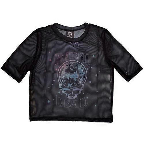Grateful Dead Womens/Ladies Glitterball Crop Top