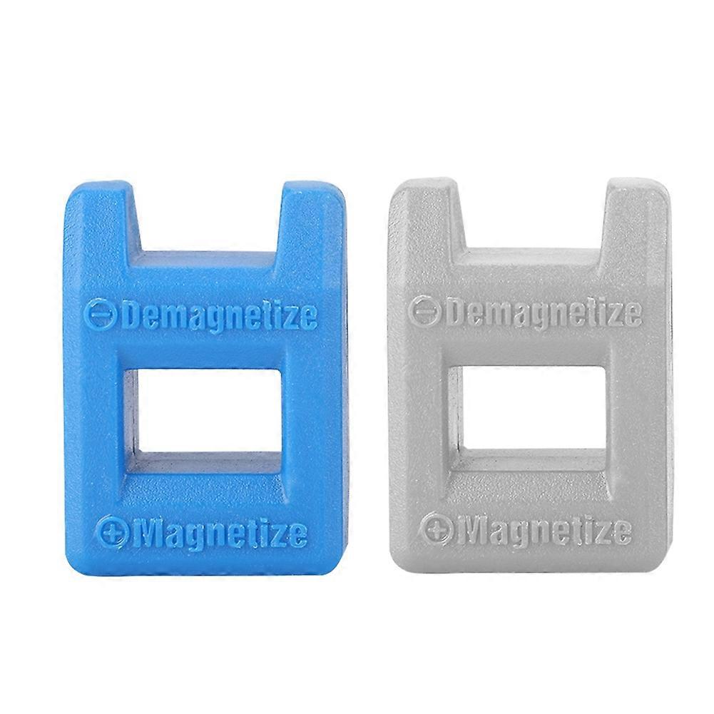 2 Pcs Portable Screwdriver Plugs Magnetizer Demagnetizer Tool
