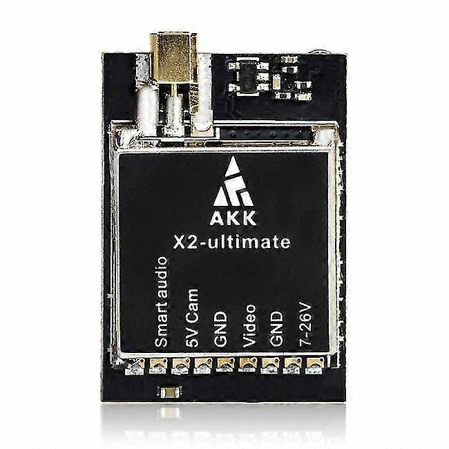 AKK X2-ultimate US 25mW/200mW/600mW/1000mW 5.8GHz 37CH AV FPV Transmitter VTX with Smart Audio Mic