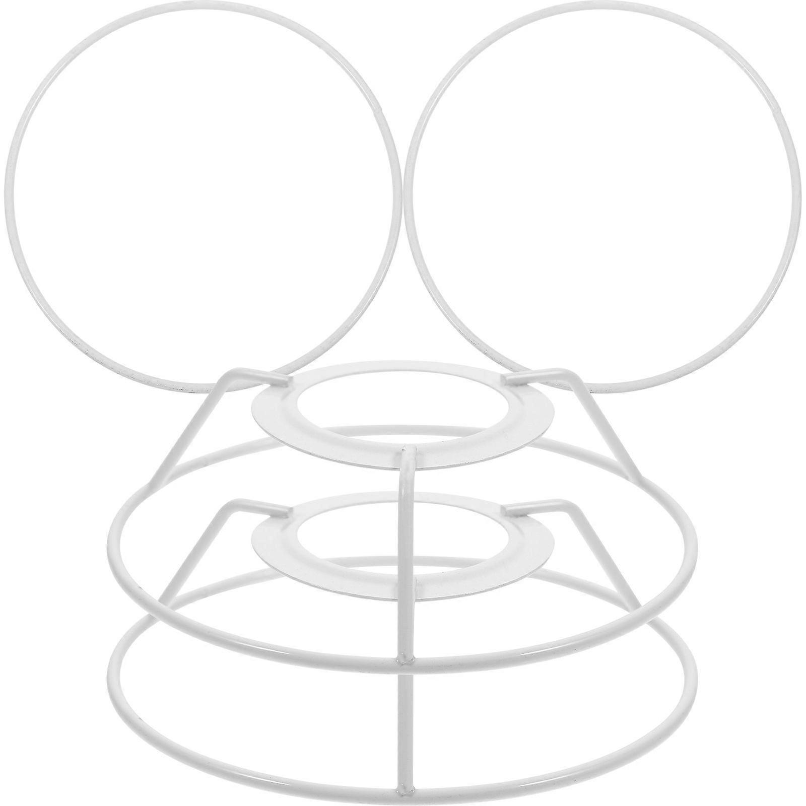 2 sets of Lamp Shade Rings Lampshade Holder Frame Lampshade Support Ring Accessory
