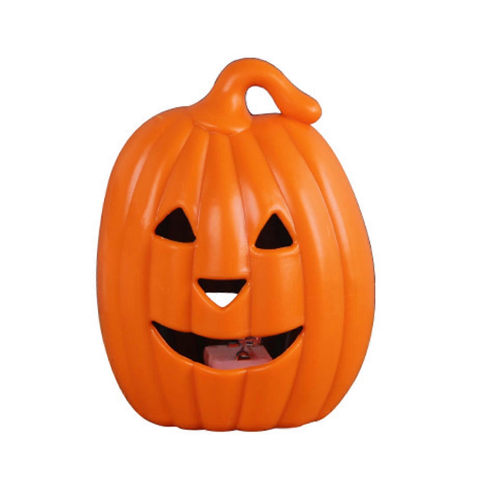カボチャのランタンプラスチックハロウィンLEDランプ点滅幽霊祭り公園屋内ガーデンデコレーション誕生日パーティー用品