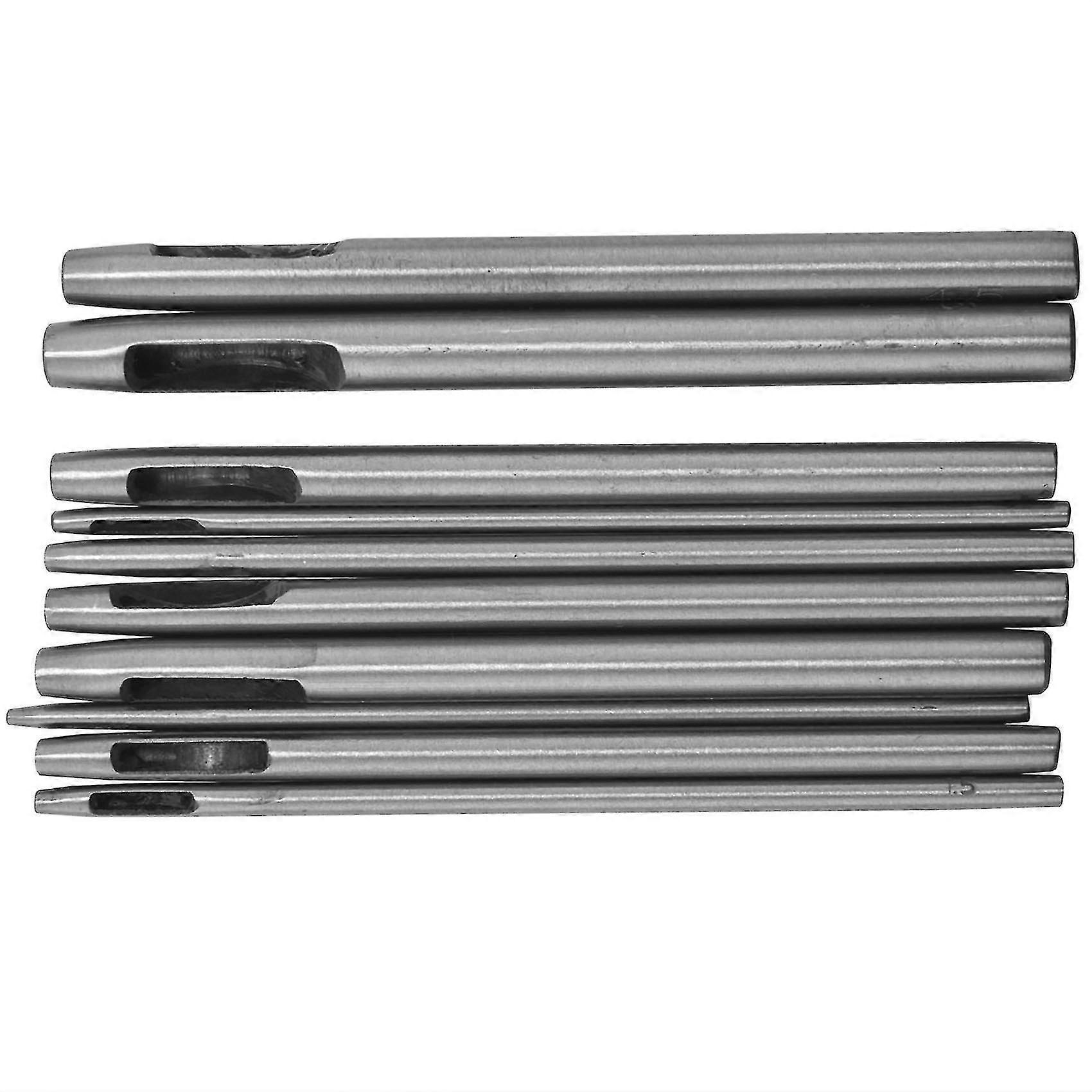 10 Pcs Leather Hole Punch Cutter Hollow Punch Set For Leather Tools For Soft Material Working 0.5-5