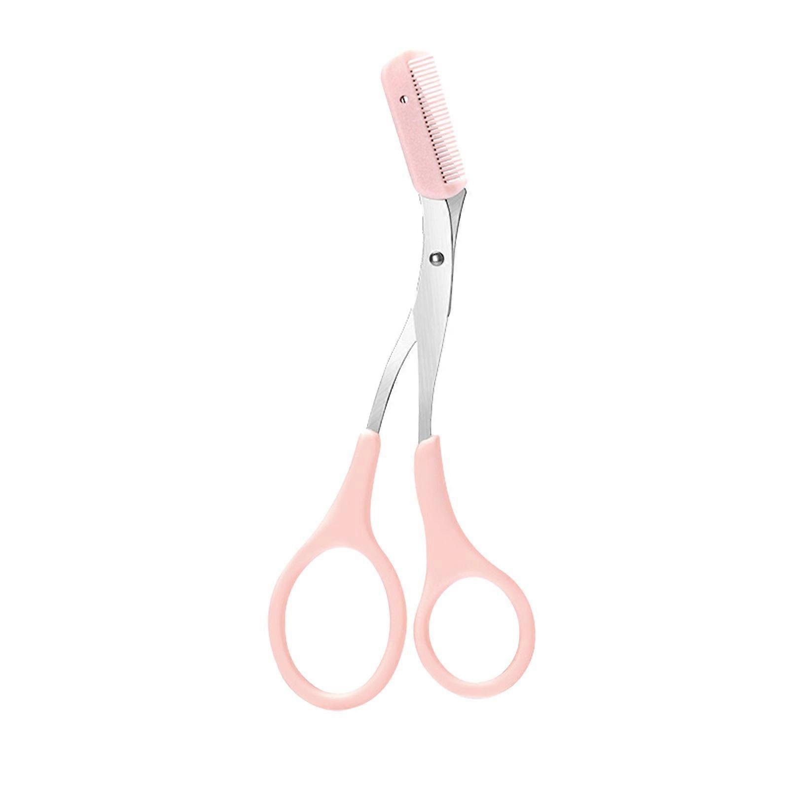 Eyebrow Scissors With Brow Comb Small Scissors Brow Cutter Beginner Men Ladies Eyebrow Tools Beauty Tools