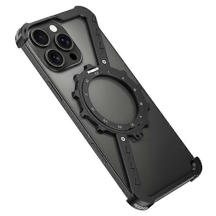 Compatible For iPhone 16 Plus / 14 Pro Max / 13 Pro Max Kickstand Case Compatible with MagSafe Z Shape Bumper Phone Cover