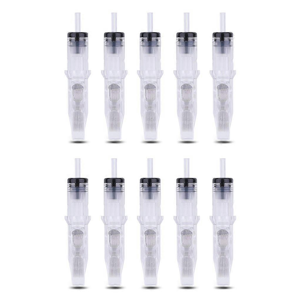 10 Adet / grup Dövme İğneleri Kartuşları Tek Kullanımlık Sterilize Güvenlik Dövme İğneleri