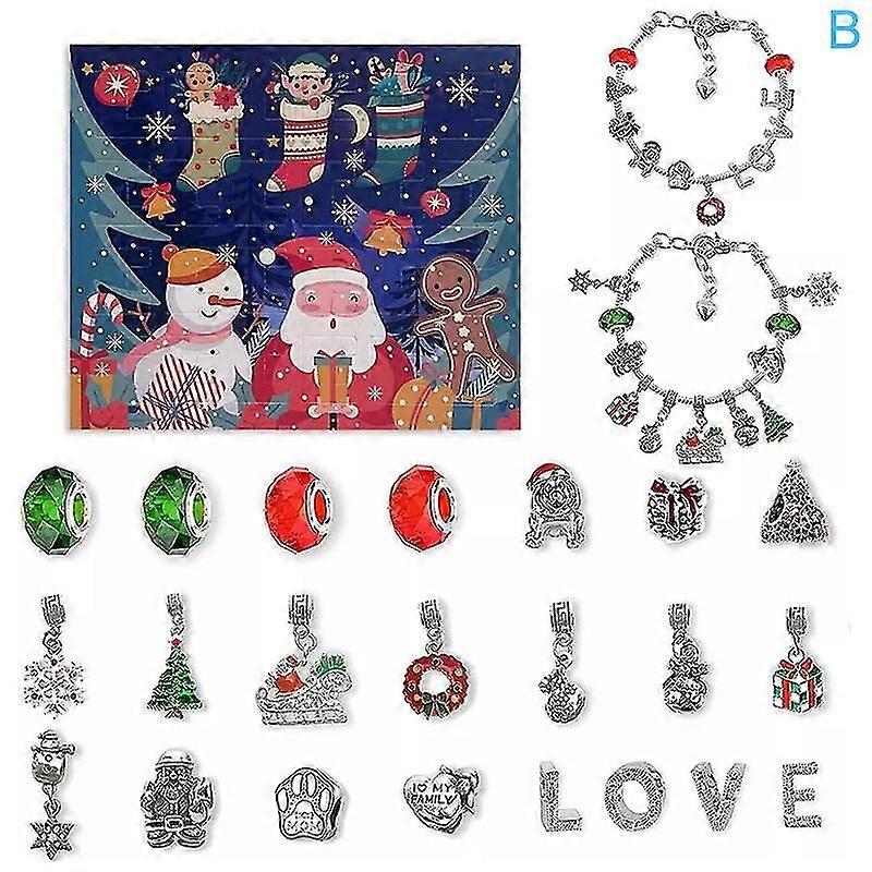 24 Days Advent Calendar Toys Set Christmas Countdown Calendar Blind