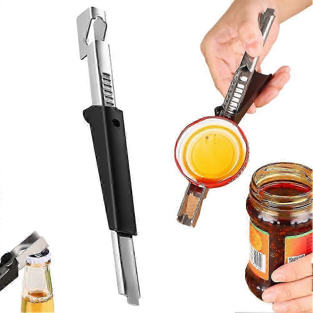 Effortless Arthritis Jar Opener Bottle Openers for Seniors Easy Open Lid Opener, 2024 New Adjustable Grip Stainless Arthritis Jar Lid Opener for Senio
