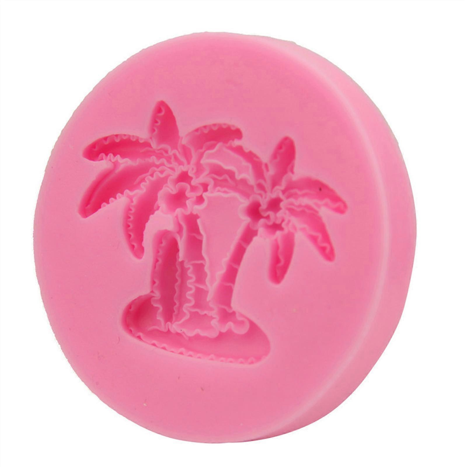 クリスマスパーティーの装飾のためのシリコーンヤシの木の型、無毒、適用範囲が広い、引き裂きに強い、耐久性、エポキシ樹脂と互換性があり、UV樹脂