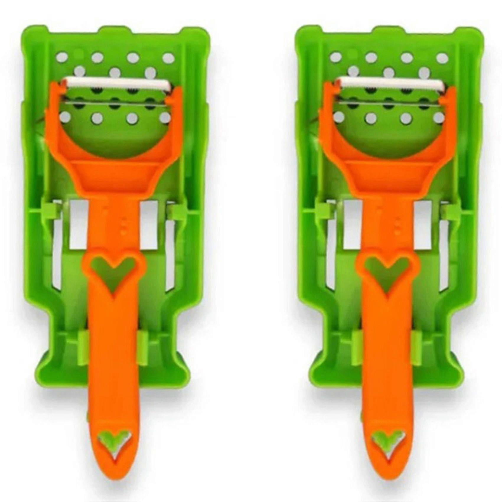 2X Peeler, Slicer, Multi Peeler Kit, Home Multi Fruit Peeler for Kitchen, Vegetable & Fruit Slicer,