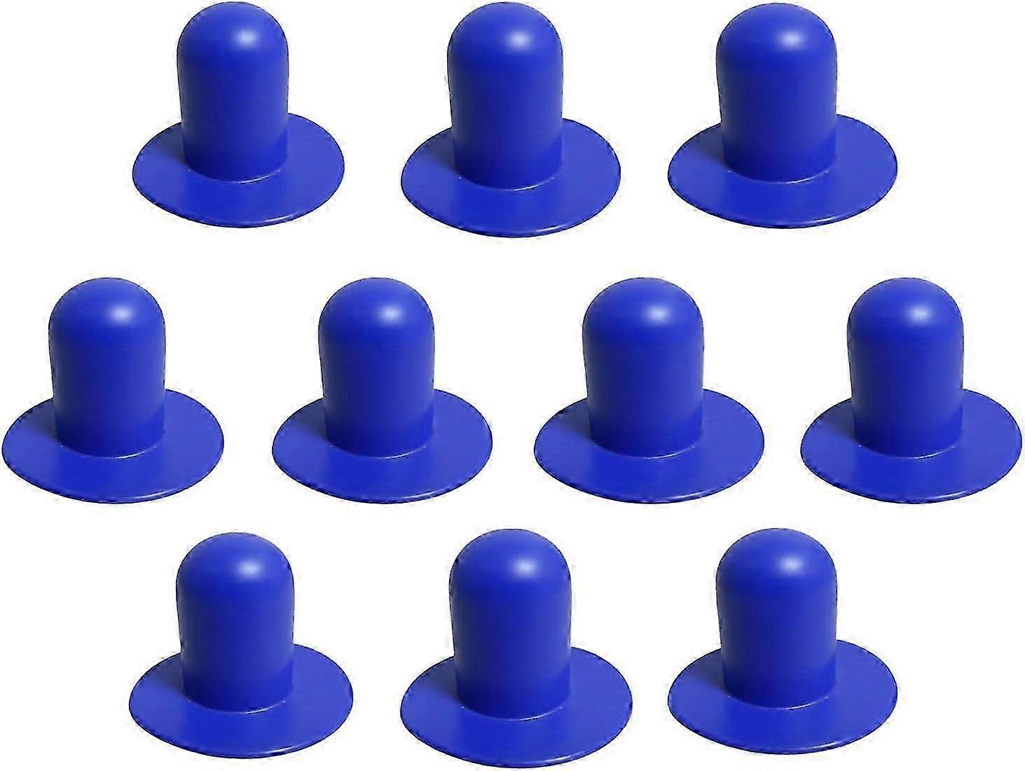 10 Pack Extended Pool Plug Cap, Bestway Lay Z Spa Filter Pump Plug Lay Z Spa Filter Replacement Pool Filter Compatible with Pool (Blue, Extended)