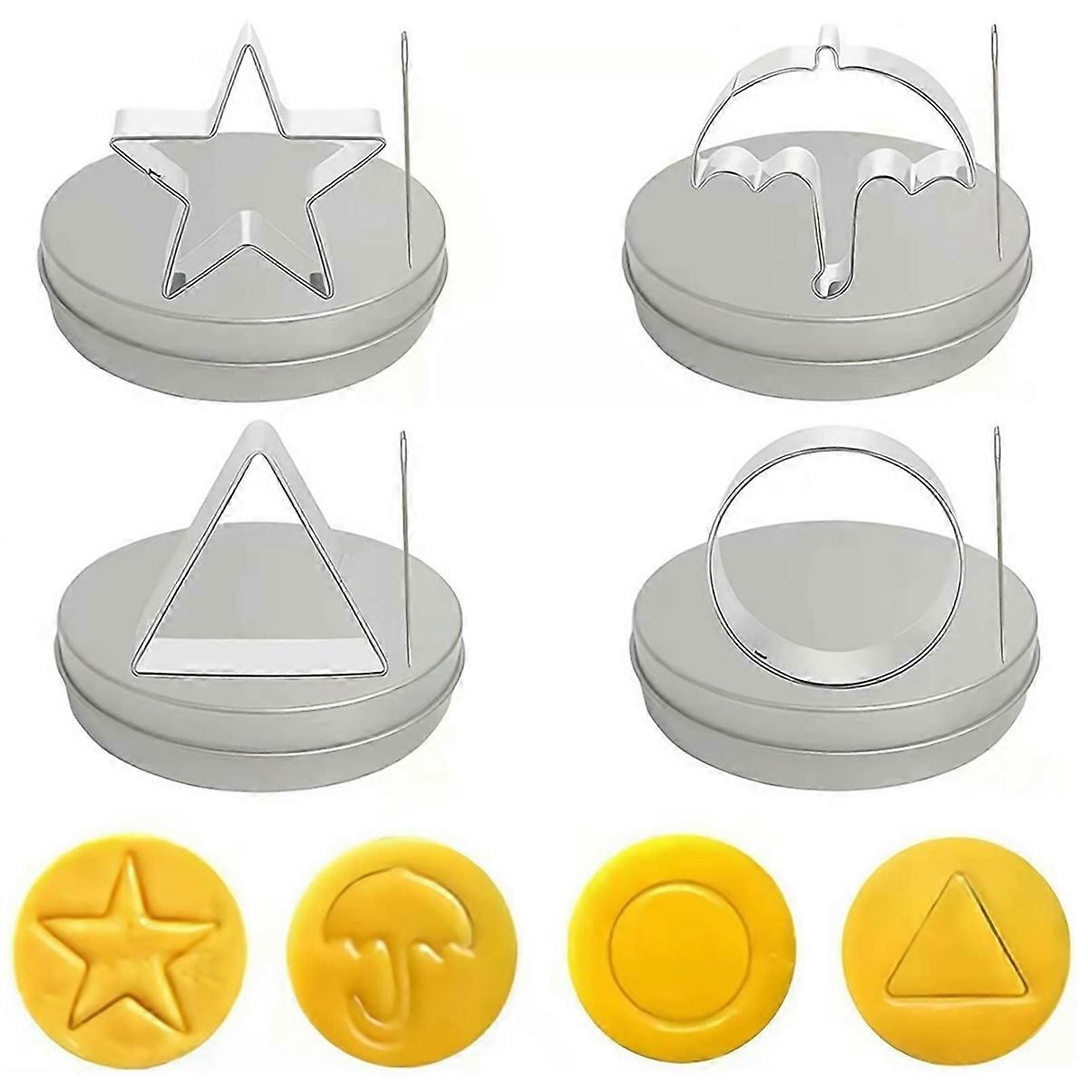 Stainless Steel Cookie Cutters Cookie Molds, Candy Game Kits