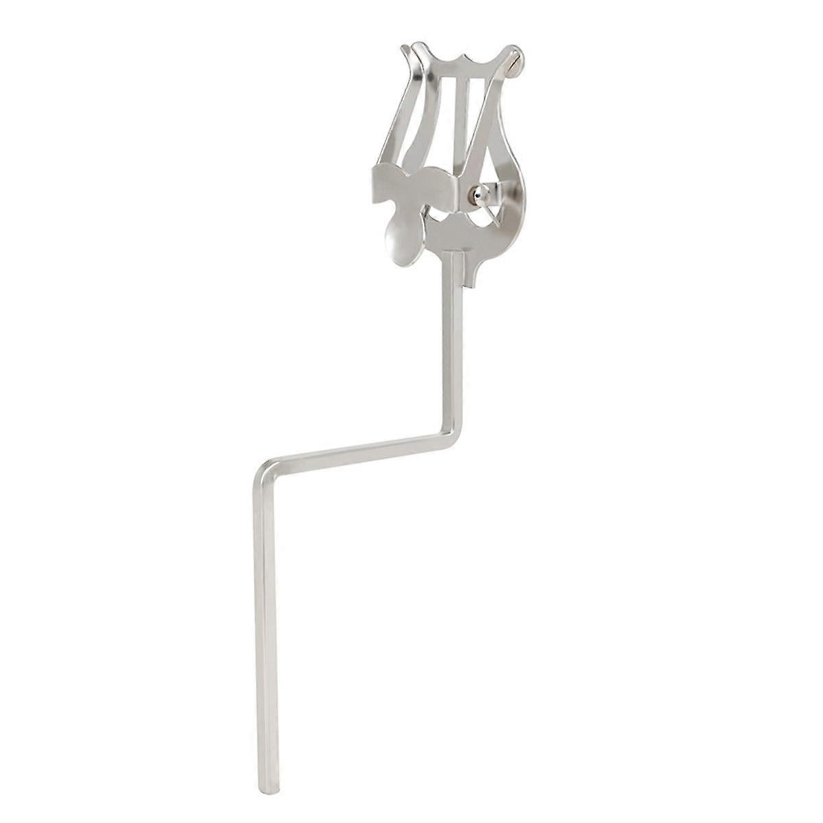 Alto Saxophone Marching Music Clip Portable Music Clip (Long) Silver