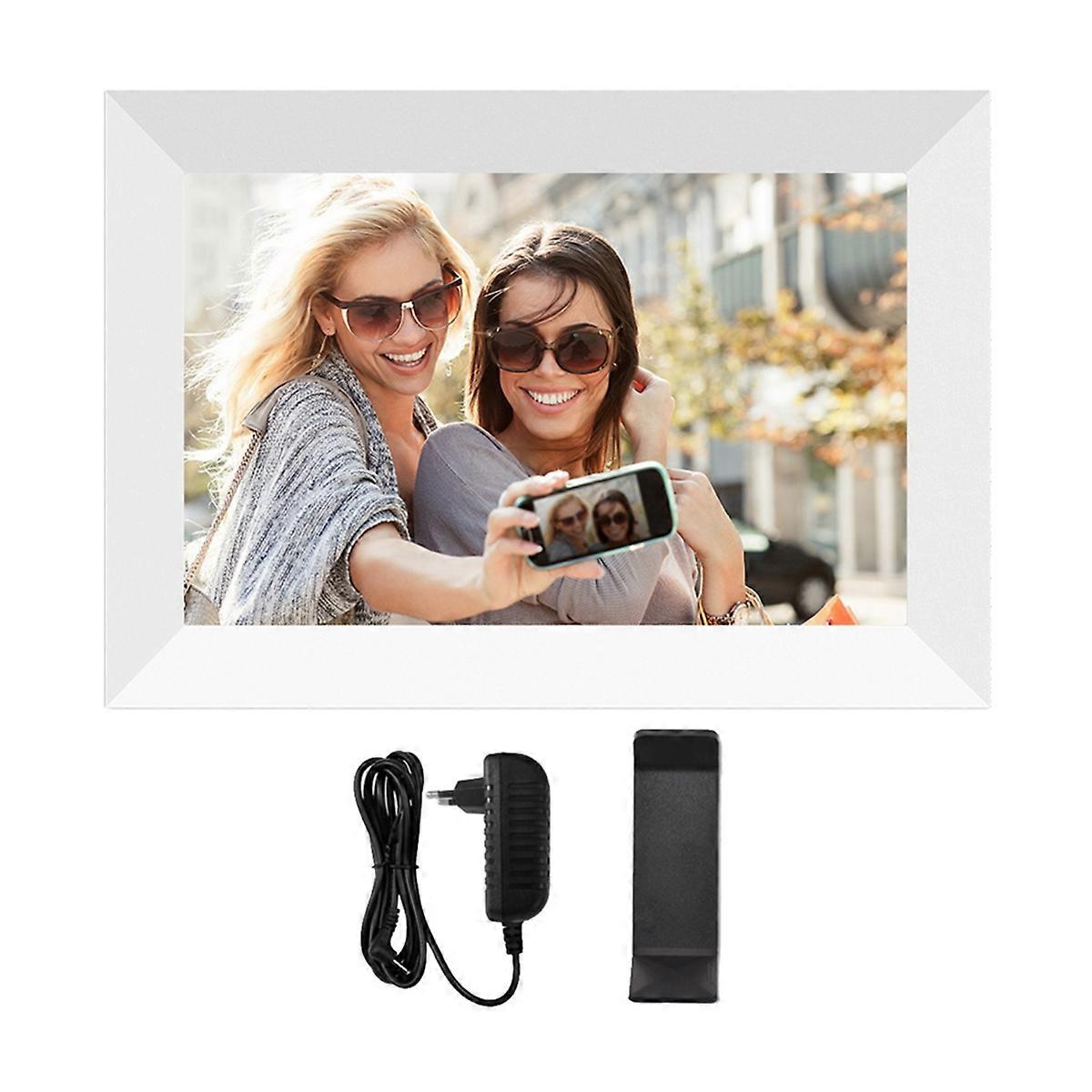 Digital Picture Frame 10.1 Inch 32GB WiFi Photo Frame B EU Plug
