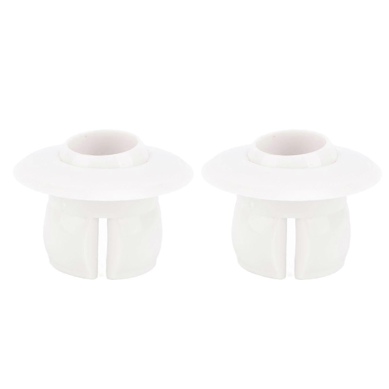 Set of 2 swimming pool jet nozzles 25 mm diameter, PVC eye connector for 40 mm pipe