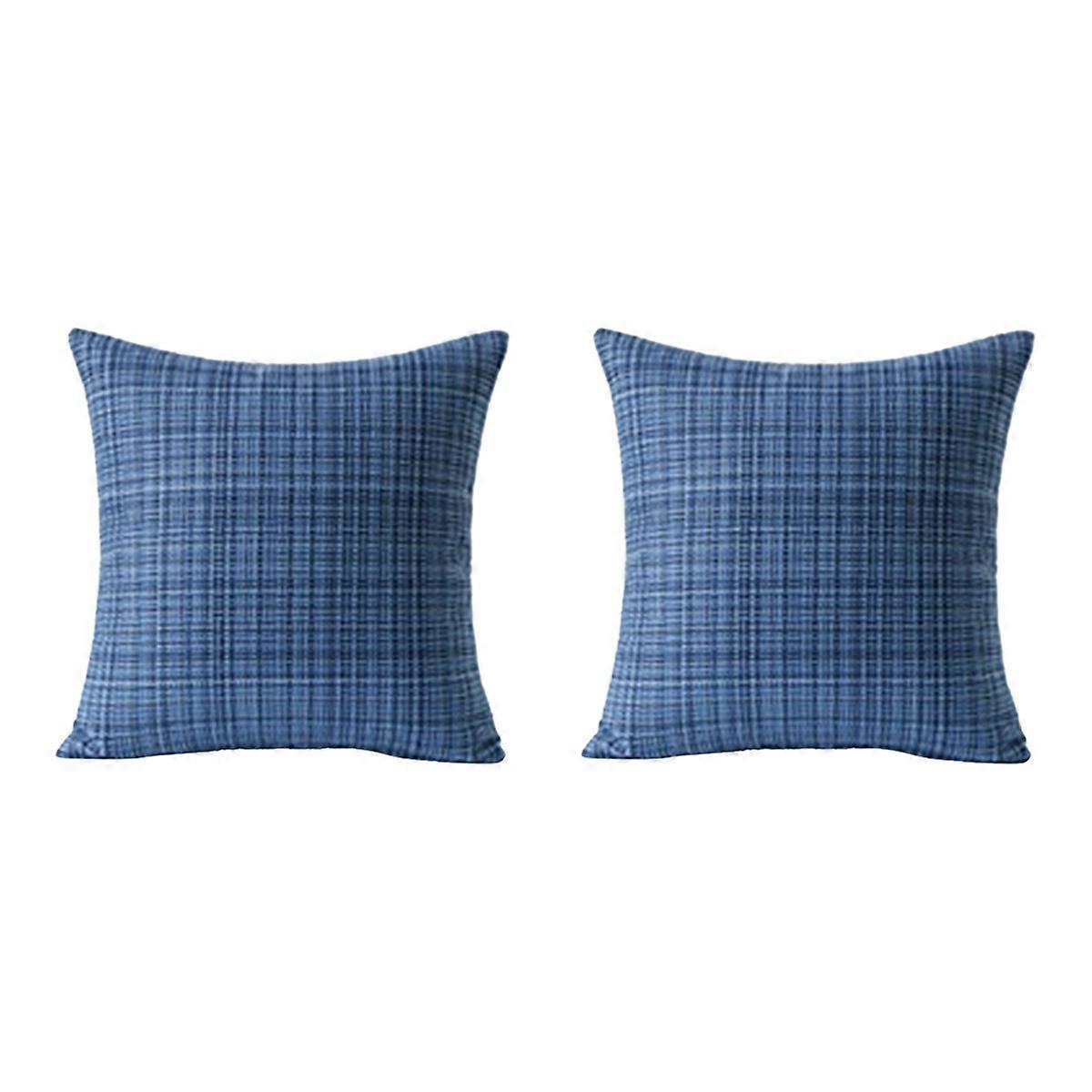 2 Pack 18x18 Outdoor Waterproof Throw Pillow Covers