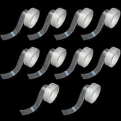 10 rouleaux de ruban à cils, ruban d’extension de cils microporeux, ruban non tissé, ruban à cils, adapté à la greffe de cils, à la mise en forme des sourcils