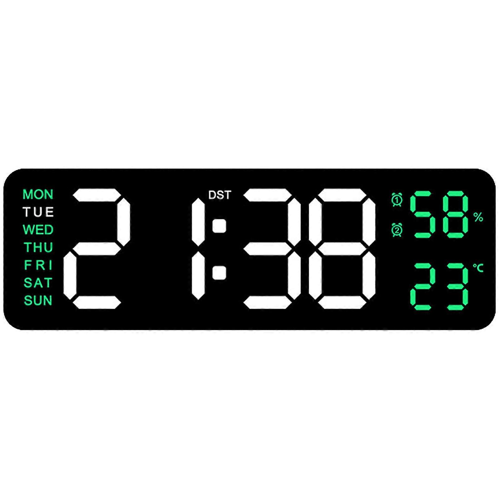 Digital Alarm Clock Temperature Date and Week Display Table Clock Electronic LED Alarm Clock